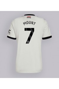 Manchester United Mason Mount #7 Fotballdrakt Tredje Klær 2024-25 Korte ermer